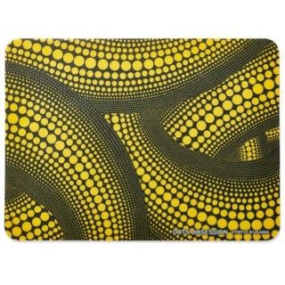 モマ(MOMA)の草間彌生 kusama yayoi マウスパッド ドット イエロー 未使用(その他)