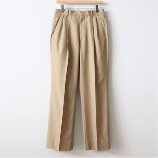 コモリ(COMOLI)のWOOL SILK TROPICAL WIDE SLACKS(スラックス)