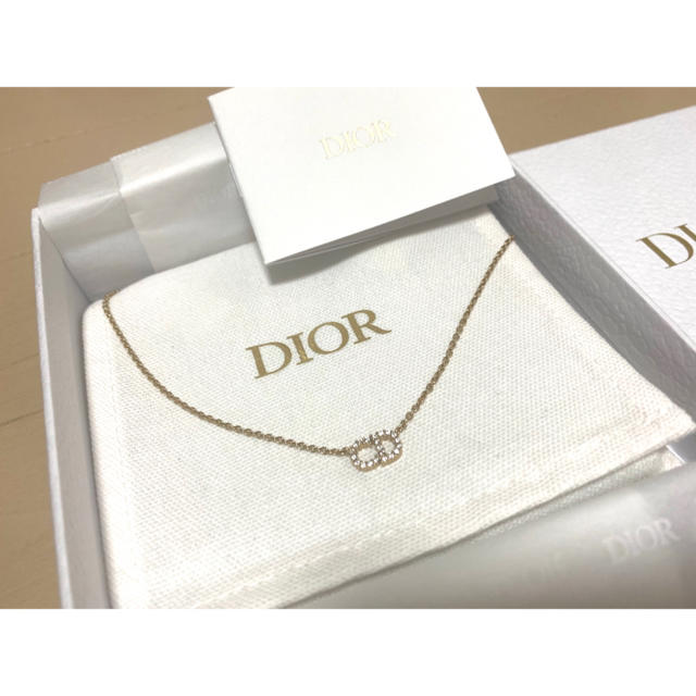 DIOR CLAIR D LUNE ネックレス　シルバー