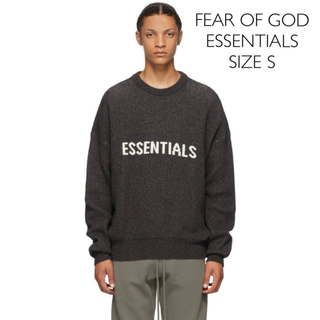 フィアオブゴッド(FEAR OF GOD)のEssentials Logo Sweatshirt S black セーター(ニット/セーター)