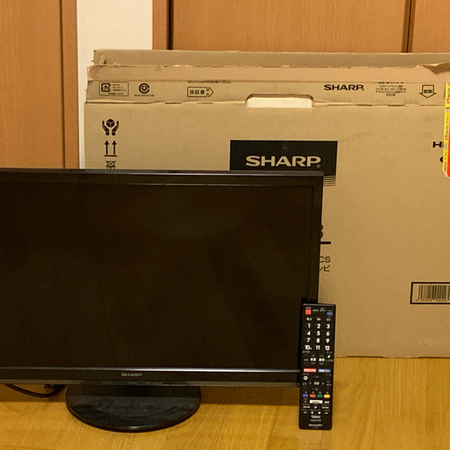 SHARP(シャープ)の24インチ テレビ SHARP AQUOS LC-24P5-B  スマホ/家電/カメラのテレビ/映像機器(テレビ)の商品写真