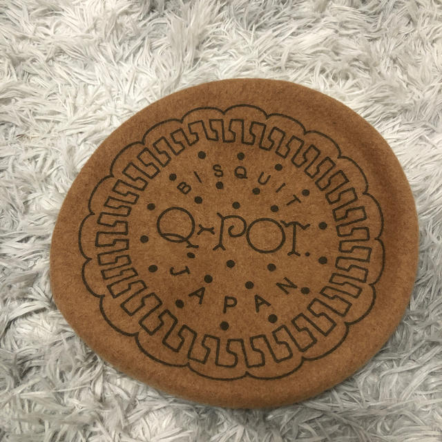 Q-pot.(キューポット)のQ-POT. ビスケットベレー帽 レディースの帽子(ハンチング/ベレー帽)の商品写真