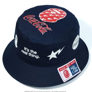 アベイシングエイプ(A BATHING APE)のBAPE x Coca Cola Bucket Hat(ハット)