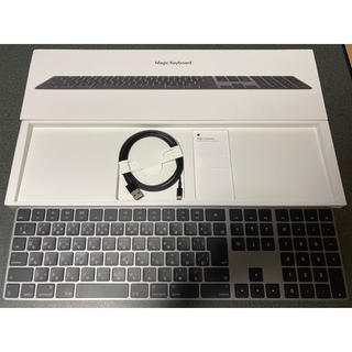 マック(Mac (Apple))のApple Magic Keyboard 2 テンキー付き Space Grey(PC周辺機器)