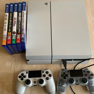 プレイステーション4(PlayStation4)のps4 フルセット　ソフト付き　コントローラー2つ(家庭用ゲーム機本体)