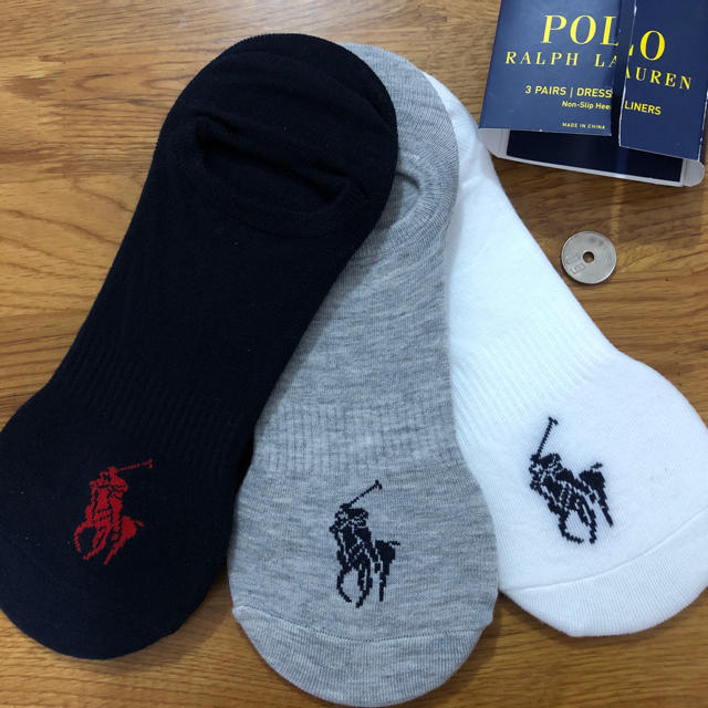 POLO RALPH LAUREN(ポロラルフローレン)の新品ポロラルフローレン メンズ靴下 ソックス  3足セット1 メンズのレッグウェア(ソックス)の商品写真