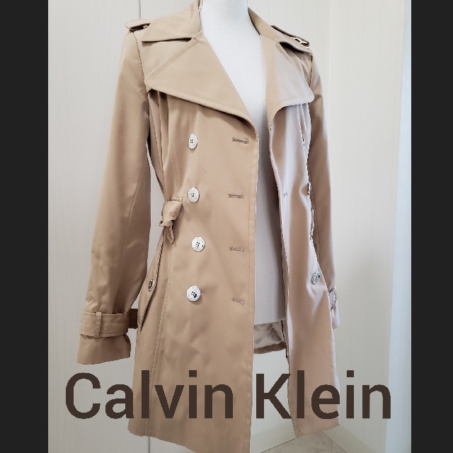 Calvin Klein(カルバンクライン)の■【新品タグ無し】Calvin Kleinカルバン・クライン トレンチコート レディースのジャケット/アウター(トレンチコート)の商品写真