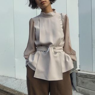 アメリヴィンテージ(Ameri VINTAGE)のAPLON  LADY  BLOUSE(シャツ/ブラウス(長袖/七分))