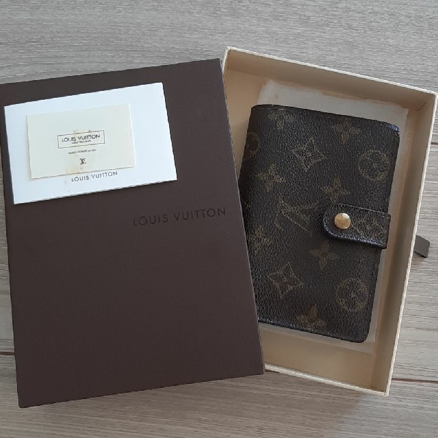 正規品 LOUIS VUITTON モノグラムの二つ折りがま口財布 レディース