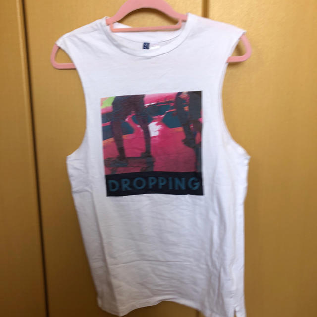 H&M(エイチアンドエム)のスリープレスTシャツ メンズのトップス(Tシャツ/カットソー(半袖/袖なし))の商品写真