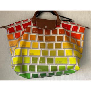 Jeremy Scott Longchamp キーボード柄トートバッグ