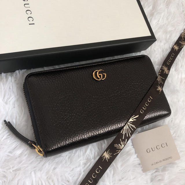超特価SALE開催! Gucci グッチ 長財布 ラウンドファスナー マーモント 極美品 GUCCI - 財布 超特価SALE開催! Gucci グッチ 長財布 ラウンドファスナー マーモント 極美品 GUCCI - 財布