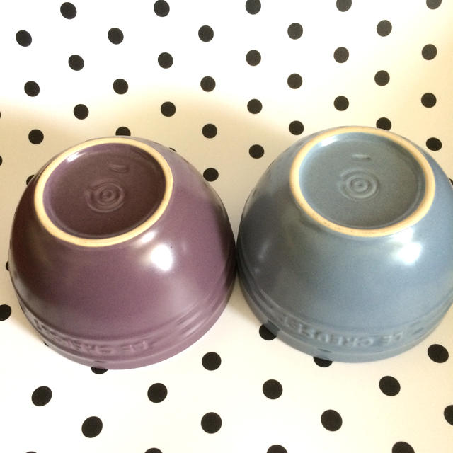 LE CREUSET(ルクルーゼ)の♡ルクルーゼ  ライスボウル(s)アメジスト ミネラルブルー  インテリア/住まい/日用品のキッチン/食器(食器)の商品写真