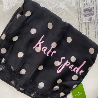 ケイトスペードニューヨーク(kate spade new york)の新品未使用♡ケイトスペード　シルク　大判ストール(ストール/パシュミナ)