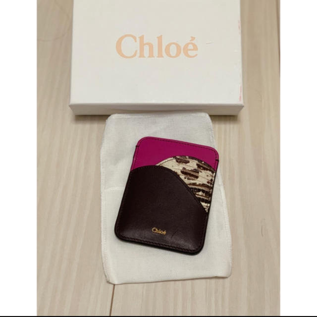 Chloe(クロエ)の新品未使用　クロエカードケース レディースのファッション小物(パスケース/IDカードホルダー)の商品写真