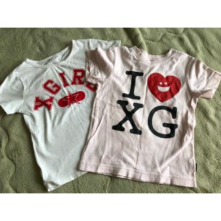 エックスガールステージス(X-girl Stages)のX-girlstages 2枚セット(Tシャツ/カットソー)