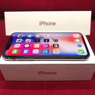 アップル(Apple)のiPhoneX 64GB SIMフリー　美品(スマートフォン本体)