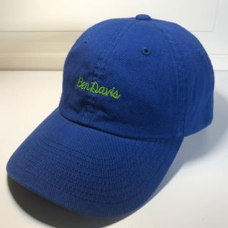 ベンデイビス(BEN DAVIS)の新品未使用　BENDAVIS / ベンデイビス　ローcap ブルー　送料無料(キャップ)