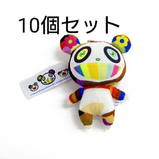 10個セット 村上隆 Mini Plush / Panda マルチカラー 送料込(キャラクターグッズ)