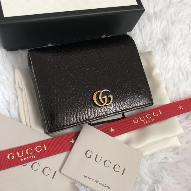 Gucci(グッチ)の極美品　GUCCI グッチ　2つ折り財布　マーモント レディースのファッション小物(財布)の商品写真