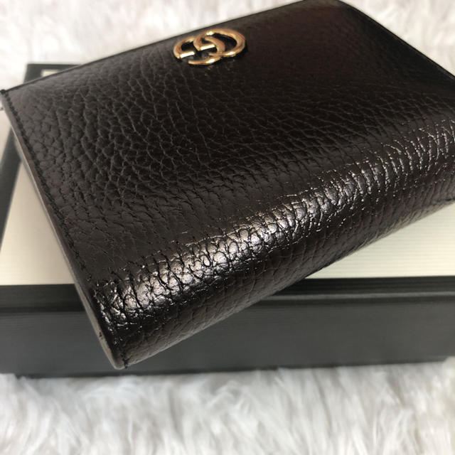 Gucci(グッチ)の極美品　GUCCI グッチ　2つ折り財布　マーモント レディースのファッション小物(財布)の商品写真