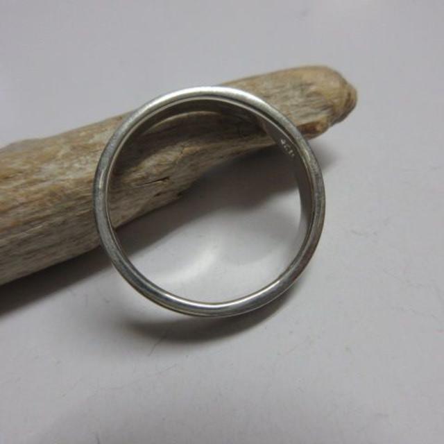 波　リング　シルバー925　7号～23号　RING　指輪　サーファー　d846 メンズのアクセサリー(リング(指輪))の商品写真