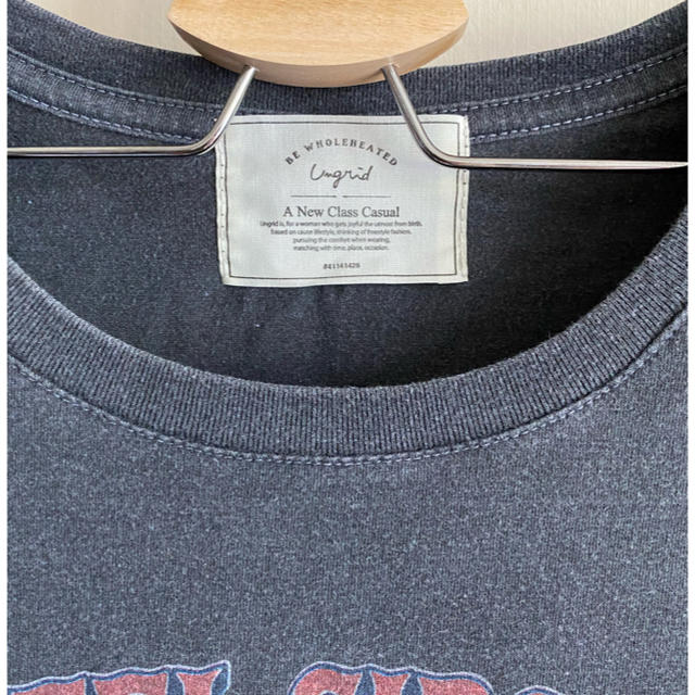 Ungrid(アングリッド)の[美品] Ungrid ロゴTシャツ レディースのトップス(Tシャツ(半袖/袖なし))の商品写真