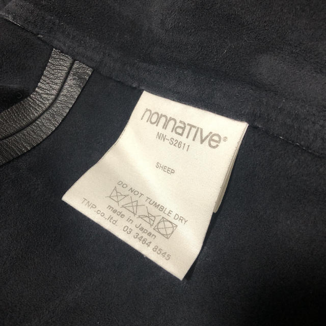 nonnative(ノンネイティブ)のnonnative レザー　ノーカラーシャツ　ノンネイティブ　美品 メンズのトップス(シャツ)の商品写真