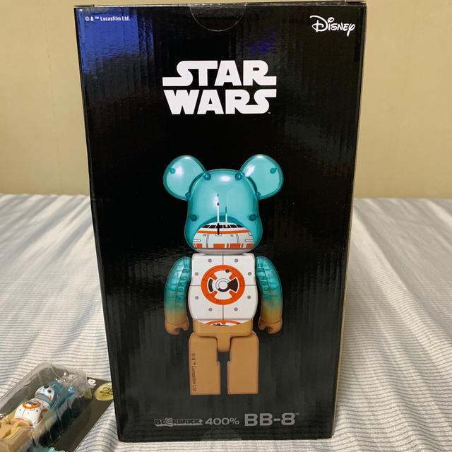 MEDICOM TOY(メディコムトイ)のベアブリック　スターウォーズ　BB-8 400% セットハッピーくじ エンタメ/ホビーのフィギュア(SF/ファンタジー/ホラー)の商品写真