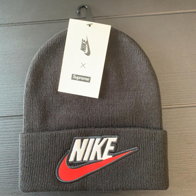 ニット帽/ビーニーsupreme Nike beanie Black