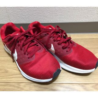 ナイキ(NIKE)のナイキ　ナイキダウンシフター7 ランニングシューズ　レッド(スニーカー)