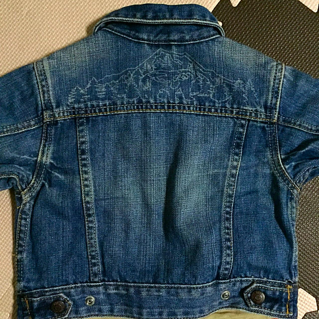 babyGAP(ベビーギャップ)のBABYGAP デニムジャケット セット キッズ/ベビー/マタニティのキッズ服男の子用(90cm~)(ジャケット/上着)の商品写真