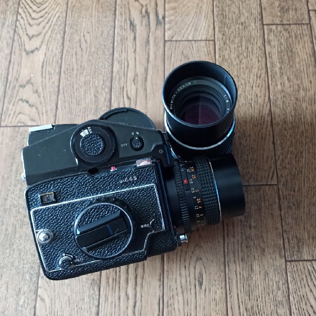 Mamiya m645 と Sekor C 55mm と 150mm