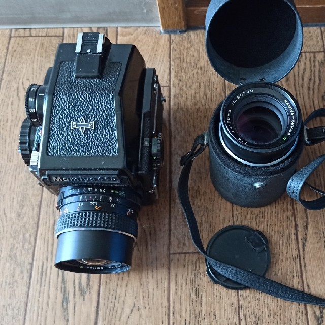 USTMamiya(マミヤ)のMamiya m645 と Sekor C 55mm と 150mm スマホ/家電/カメラのカメラ(フィルムカメラ)の商品写真