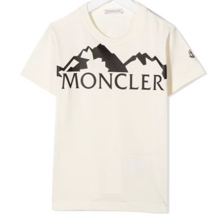 モンクレール(MONCLER)のモンクレール　Tシャツ　ホワイト　12y(Tシャツ(半袖/袖なし))