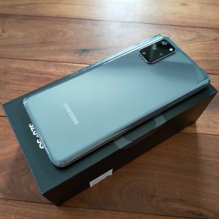 サムスン(SAMSUNG)のSamsung Galaxy S20 + 5G グレー PITAKAケース(スマートフォン本体)