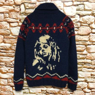 ヒステリックグラマー(HYSTERIC GLAMOUR)の【美品】Hysteric Glamour カウチン ニット ブルゾン(ニットコート)