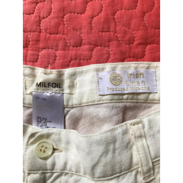 MILFOIL Irish linen カジュアルスカート レディースのスカート(ひざ丈スカート)の商品写真