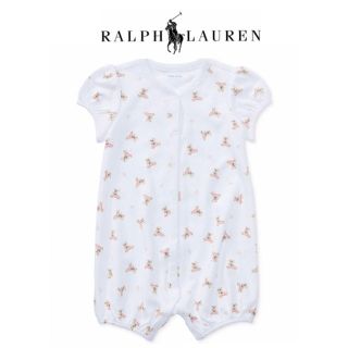 ラルフローレン(Ralph Lauren)の【RALPH LAUREN】大人気♡ポロベア コットン ショートオール(ロンパース)