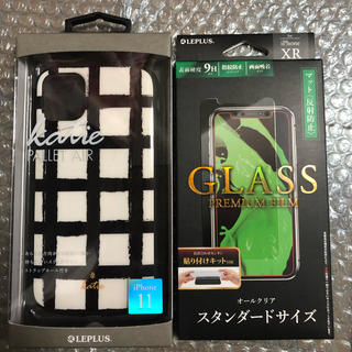 レプラス(LEP LUSS)のレプラスiPhone11専用耐衝撃ケースと強化ガラスフィルム2点セット！(iPhoneケース)