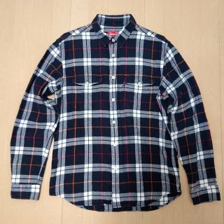 シュプリーム(Supreme)のSupreme Check Flannel Shirt Navy M 中古品(シャツ)