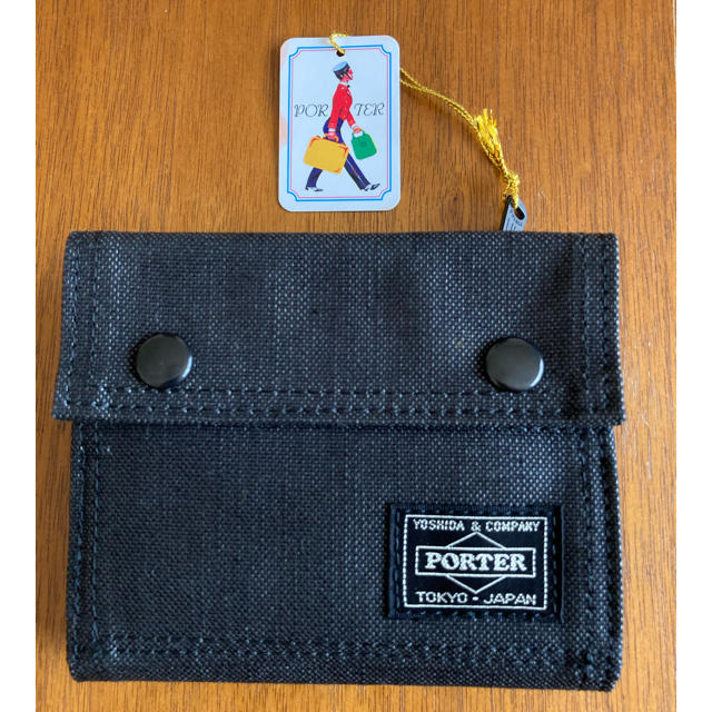 PORTER(ポーター)のポーター　PORTER 2つ折り財布　ブラック メンズのファッション小物(折り財布)の商品写真