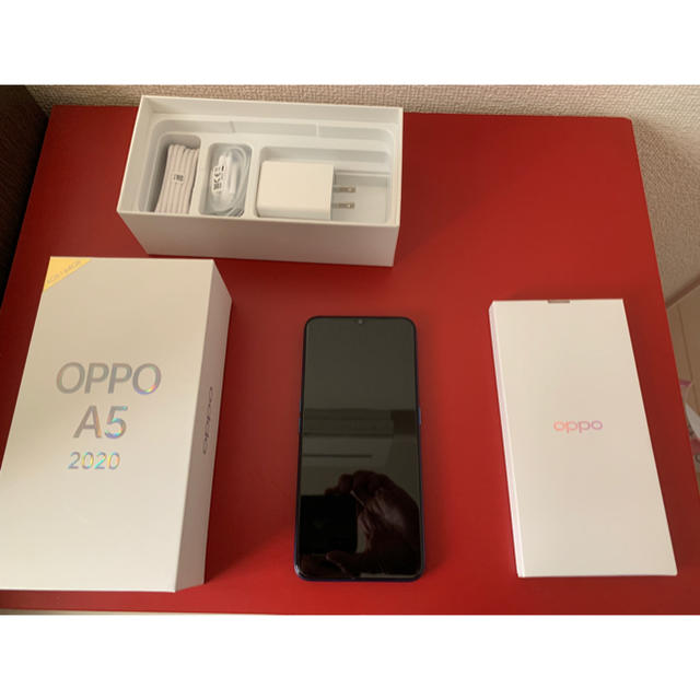 oppo a5 2020 ブルー　新品