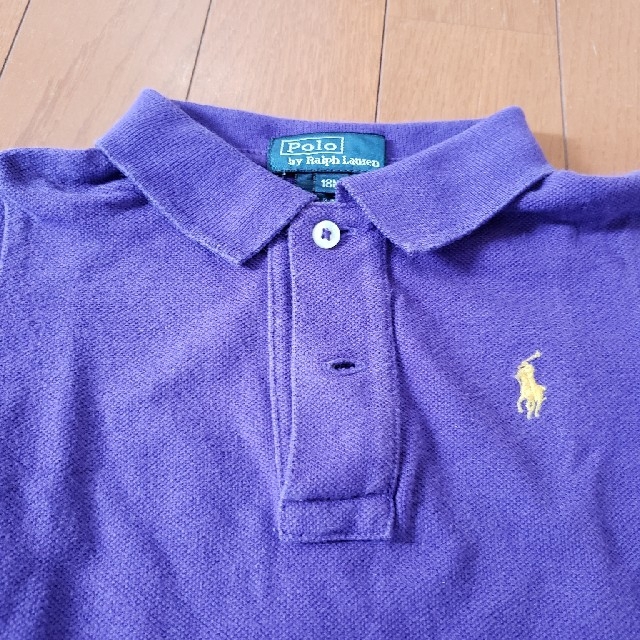 POLO RALPH LAUREN(ポロラルフローレン)のPolo Ralph Lauren　ポロシャツ　2枚セット　紫　紺　18M キッズ/ベビー/マタニティのキッズ服男の子用(90cm~)(Tシャツ/カットソー)の商品写真