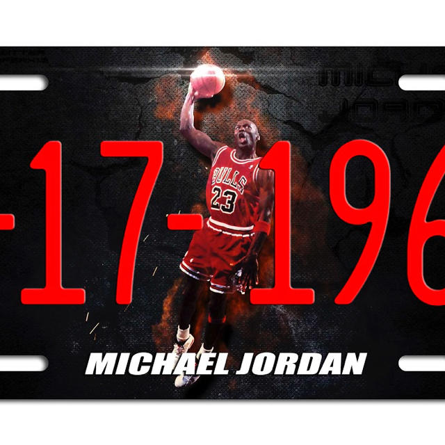 Michael Jordan/マイケル・ジョーダン/MJ/ナンバープレート-1 www