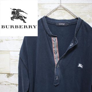 バーバリーブラックレーベル(BURBERRY BLACK LABEL)のburberry バーバリー　ブラックレーベル　ヘンリーネック ノバチェック(Tシャツ/カットソー(半袖/袖なし))