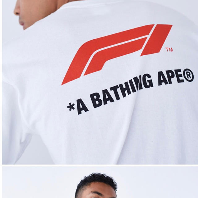 A BATHING APE エイプ　F1 コラボ　Tシャツ　M