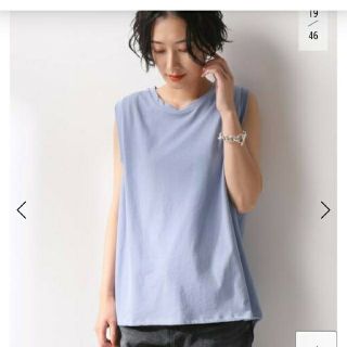 スピックアンドスパン(Spick & Span)の今期  新品タグ付き  スピックアンドスパン  ノースリーブ(Tシャツ(半袖/袖なし))