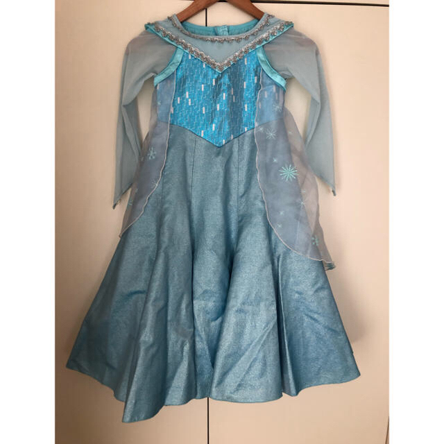 Disney(ディズニー)のビビディバビディブティック　エルサ　ドレス　120 キッズ/ベビー/マタニティのキッズ服女の子用(90cm~)(ドレス/フォーマル)の商品写真