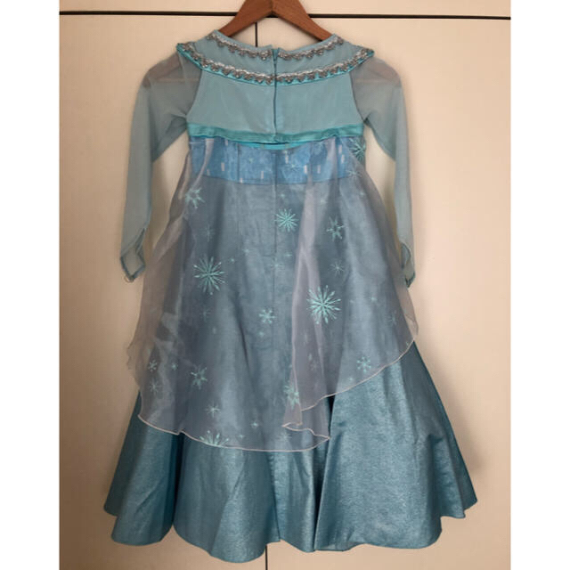 Disney(ディズニー)のビビディバビディブティック　エルサ　ドレス　120 キッズ/ベビー/マタニティのキッズ服女の子用(90cm~)(ドレス/フォーマル)の商品写真